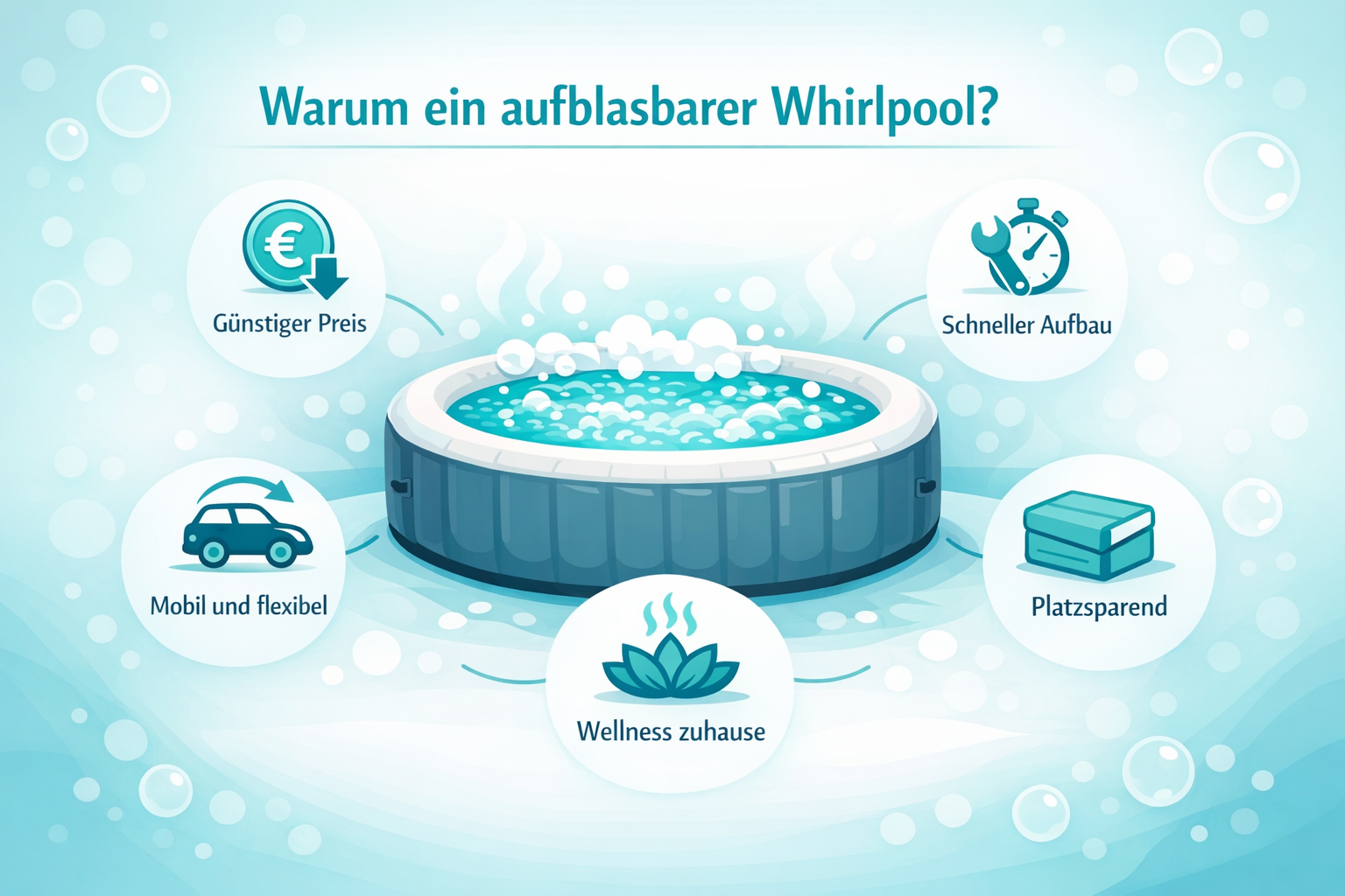 Warum ein aufblasbarer Whirlpool